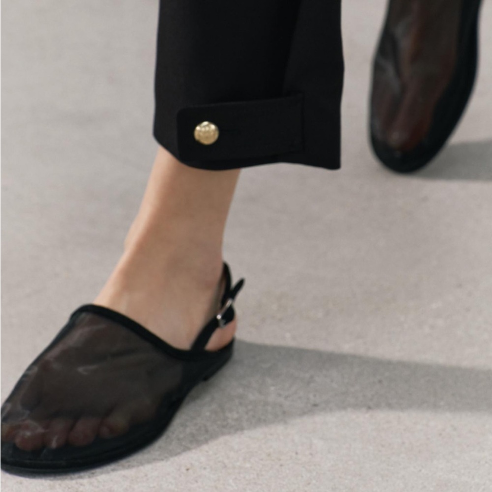 Zara mesh mules